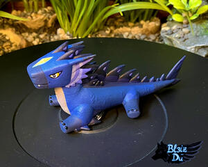 Completed chibi figure